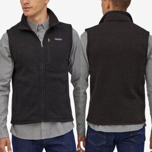 PATAGONIA Men's Better Sweater® Zip Vest Dark Gray Charcoal